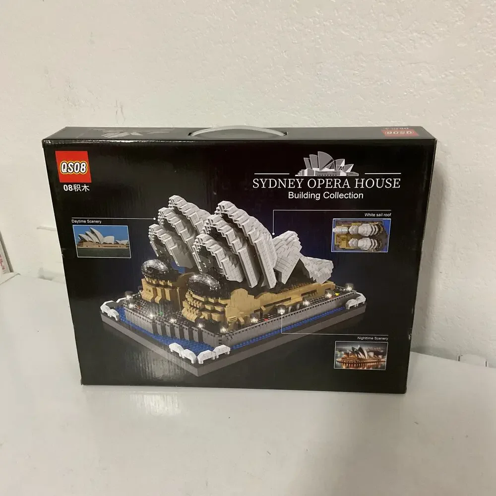 QS08 Sydney Opera House 3280pcs micro-brick architectural model NEW SEALED BOX